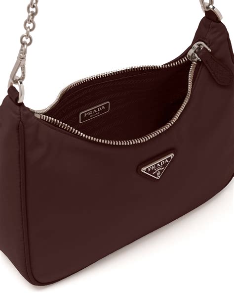 prada re-edition 2005 nylon shoulder bag second hand|Prada vela nylon shoulder bag.